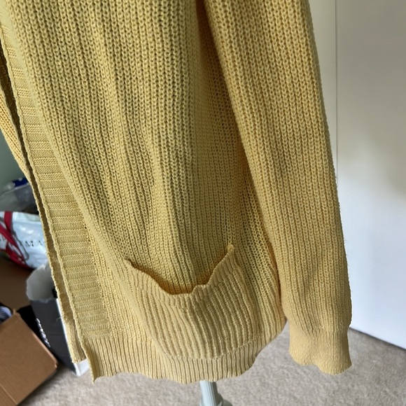 NWT Maurice’s yellow knit cardigan super soft - Picture 3 of 3